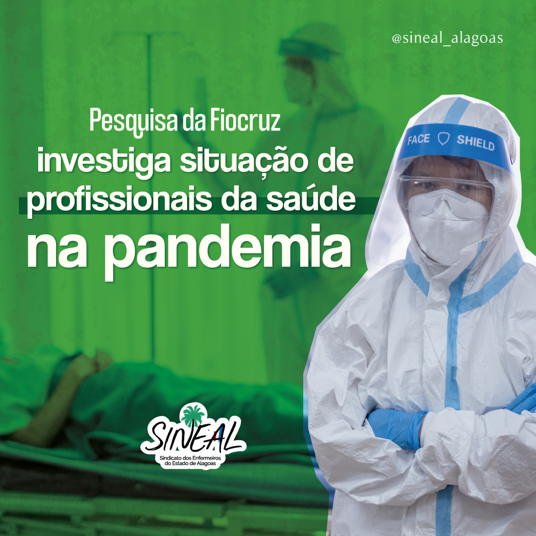 Pesquisa da Fiocruz investiga situação de profissionais da saúde na pandemia