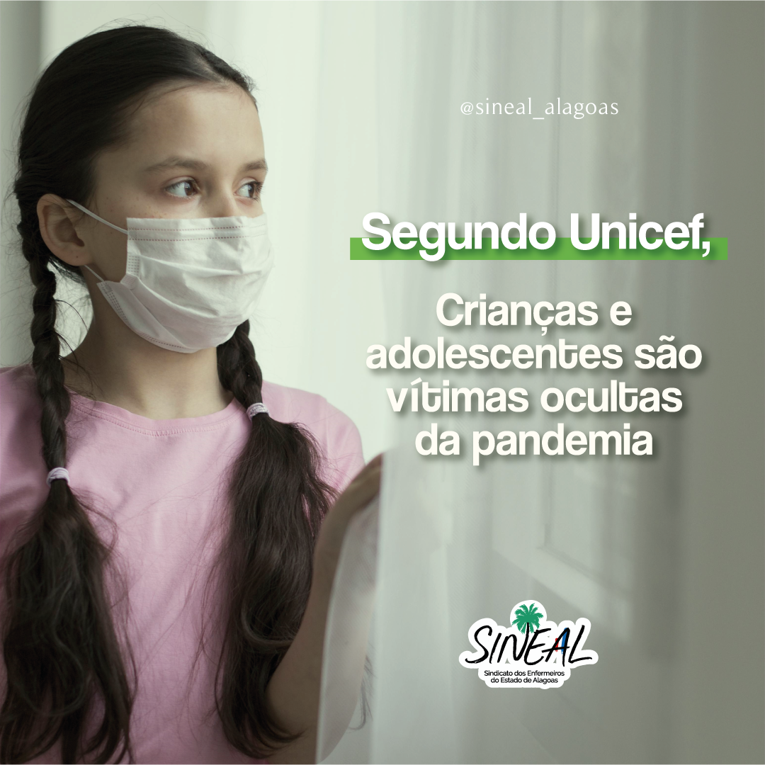 Crianças e adolescentes são vítimas ocultas da pandemia, diz UNICEF